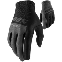 100% Celium Gants de vélo, noir-gris, taille XL