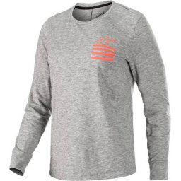 Alpinestars Stella Merino LS Maillot de vélo de dames, gris-orange, taille S pour Femmes