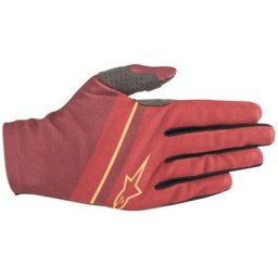 Alpinestars Aspen Plus Gants de vélo, rouge, taille S