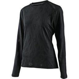Troy Lee Designs Lilium Jaquard Maillot de vélo pour dames, noir, taille XL pour Femmes
