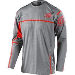 Troy Lee Designs Sprint Ultra Lines Maillot vélo, gris-rose, taille L