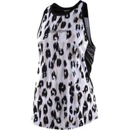 Troy Lee Designs Luxe Wild Cat Débardeur de vélo pour dames, noir-blanc, taille XS pour Femmes