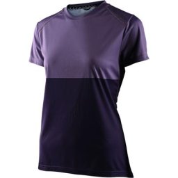 Troy Lee Designs Lilium Block Maillot de cyclisme féminin à manches courtes, pourpre, taille L pour Femmes