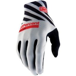 100% Celium Gants de vélo, noir-gris, taille L