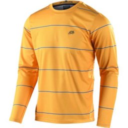 Troy Lee Designs Flowline Revert Maillot de vélo à manches longues, jaune, taille 2XL