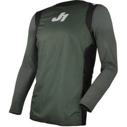 Just1 J-Flex Longsleeve Maillot de vélo, vert, taille L