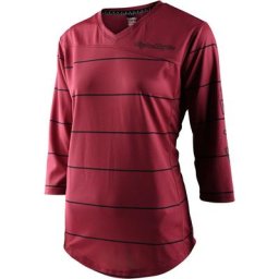 Troy Lee Designs Mischief Pinstripe Maillot de vélo pour dames, rouge, taille XS pour Femmes