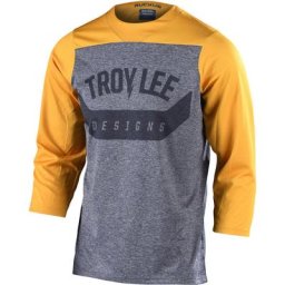 Troy Lee Designs Ruckus Arc Maillot vélo, gris-jaune, taille XL