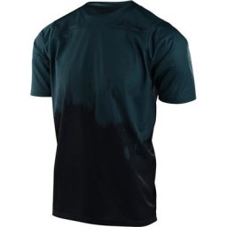 Troy Lee Designs Skyline Diffuze Maillot vélo, noir-bleu, taille L