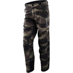Troy Lee Designs Skyline Brushed Camo Pantalon de vélo pour jeunes, vert-multicolore, taille 28