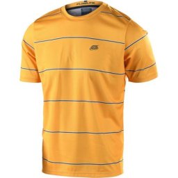 Troy Lee Designs Flowline Revert Maillot vélo à manches courtes, jaune, taille S