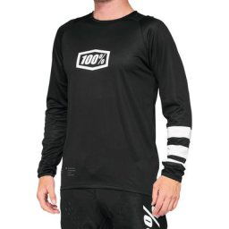 100% R-Core Maillot vélo, noir-blanc, taille M