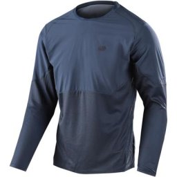 Troy Lee Designs Drift Solid Maillot de vélo à manches longues, gris, taille L