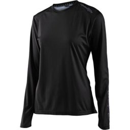 Troy Lee Designs Lilium Solid Maillot de vélo pour dames, noir, taille S pour Femmes