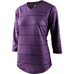 Troy Lee Designs Mischief Pinstripe Maillot de vélo pour dames, pourpre, taille S pour Femmes