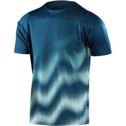 Troy Lee Designs Skyline Wave Maillot vélo à manches courtes, vert, taille 2XL