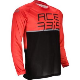 Acerbis Razorcrest Maillot vélo, noir-rouge, taille XL