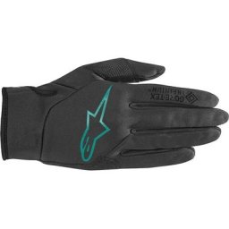 Alpinestars Stella Cascade Infinium Windstopper Gants de vélo de dames, noir-vert, taille XS pour Femmes