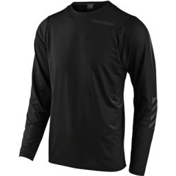 Troy Lee Designs Skyline Solid Jersey de bicyclette, noir, taille L