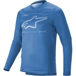 Alpinestars Drop 6.0 Maillot de vélo LS, bleu, taille XL