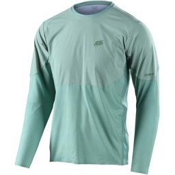 Troy Lee Designs Drift Solid Maillot de vélo à manches longues, vert, taille L