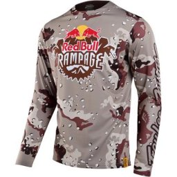 Troy Lee Designs Red Bull Rampage Sprint Logo Maillot vélo, multicolore, taille L