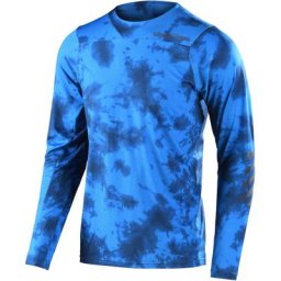 Troy Lee Designs Skyline Tie Dye Maillot vélo, bleu, taille 2XL
