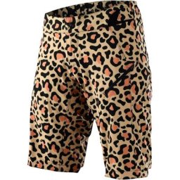Troy Lee Designs Lilium Leopard Shorts de vélo pour dames, multicolore, taille M pour Femmes