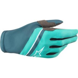 Alpinestars Aspen Plus Gants de vélo, vert-bleu, taille XL