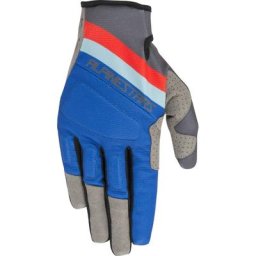 Alpinestars Aspen Pro Gants de vélo, rouge-bleu, taille M