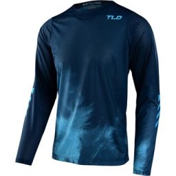 Troy Lee Designs Skyline Air Fades Maillot de vélo à manches longues, bleu, taille XL