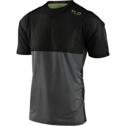 Troy Lee Designs Skyline Air Breaks T-shirt vélo, noir-gris-vert, taille 2XL
