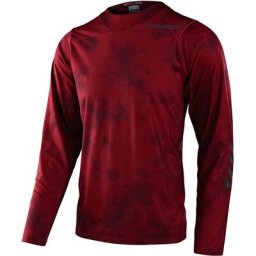 Troy Lee Designs Skyline Tie Dye Maillot vélo, rouge, taille S