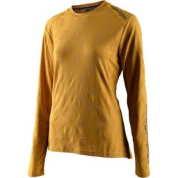 Troy Lee Designs Lilium Jaquard Maillot de vélo pour dames, jaune, taille S pour Femmes