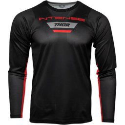 Thor Intense Assist Team Maillot vélo, noir-gris, taille M