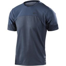 Troy Lee Designs Drift Solid Maillot vélo à manches courtes, gris, taille S