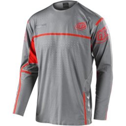 Troy Lee Designs Sprint Ultra Lines Maillot vélo, gris-rose, taille M