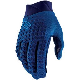 100% Geomatic Gants de vélo, bleu, taille M