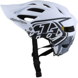 Troy Lee Designs A1 MIPS Camo Casque de vélo pour les jeunes, noir-gris-blanc, taille 48 53
