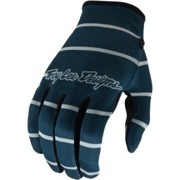 Troy Lee Designs Flowline Stripe Gants de vélo, gris-bleu, taille M