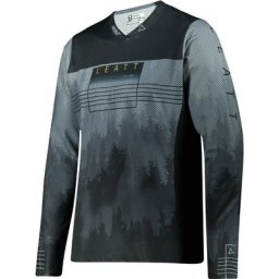 Leatt MTB Gravity 4.0 Maillot vélo, noir-gris, taille S