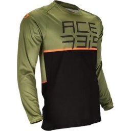 Acerbis Razorcrest Maillot vélo, noir-vert, taille 2XL