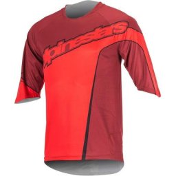 Alpinestars Crest 3/4 Maillot de vélo, rouge, taille S