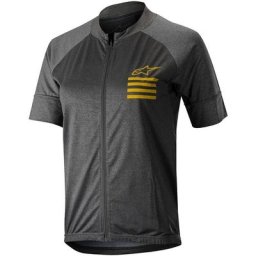 Alpinestars Stella Trail Full Zip Maillot de vélo SS Ladies, gris, taille S pour Femmes