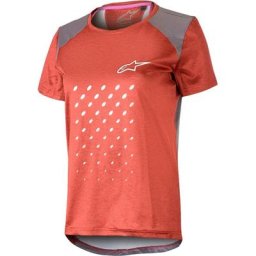 Alpinestars Stella Alps 6.0 Maillot de vélo SS Ladies, rouge, taille L pour Femmes
