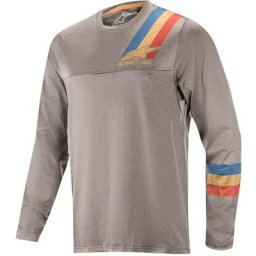Alpinestars Alps 4.0 LS Maillot de vélo, gris-bleu, taille S