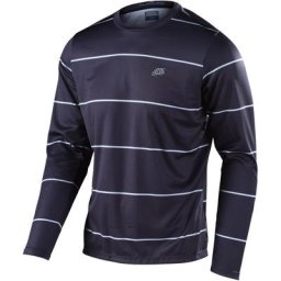 Troy Lee Designs Flowline Revert Maillot de vélo à manches longues, noir, taille 2XL
