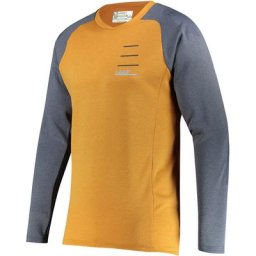 Leatt DBX 5.0 MTB LS Jersey de bicyclette, gris-orange, taille M