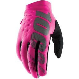 100% Brisker Gants de vélo pour dames, noir-rose, taille XL pour Femmes
