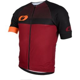 Oneal Aerial Split Maillot de vélo, rouge-orange, taille 2XL